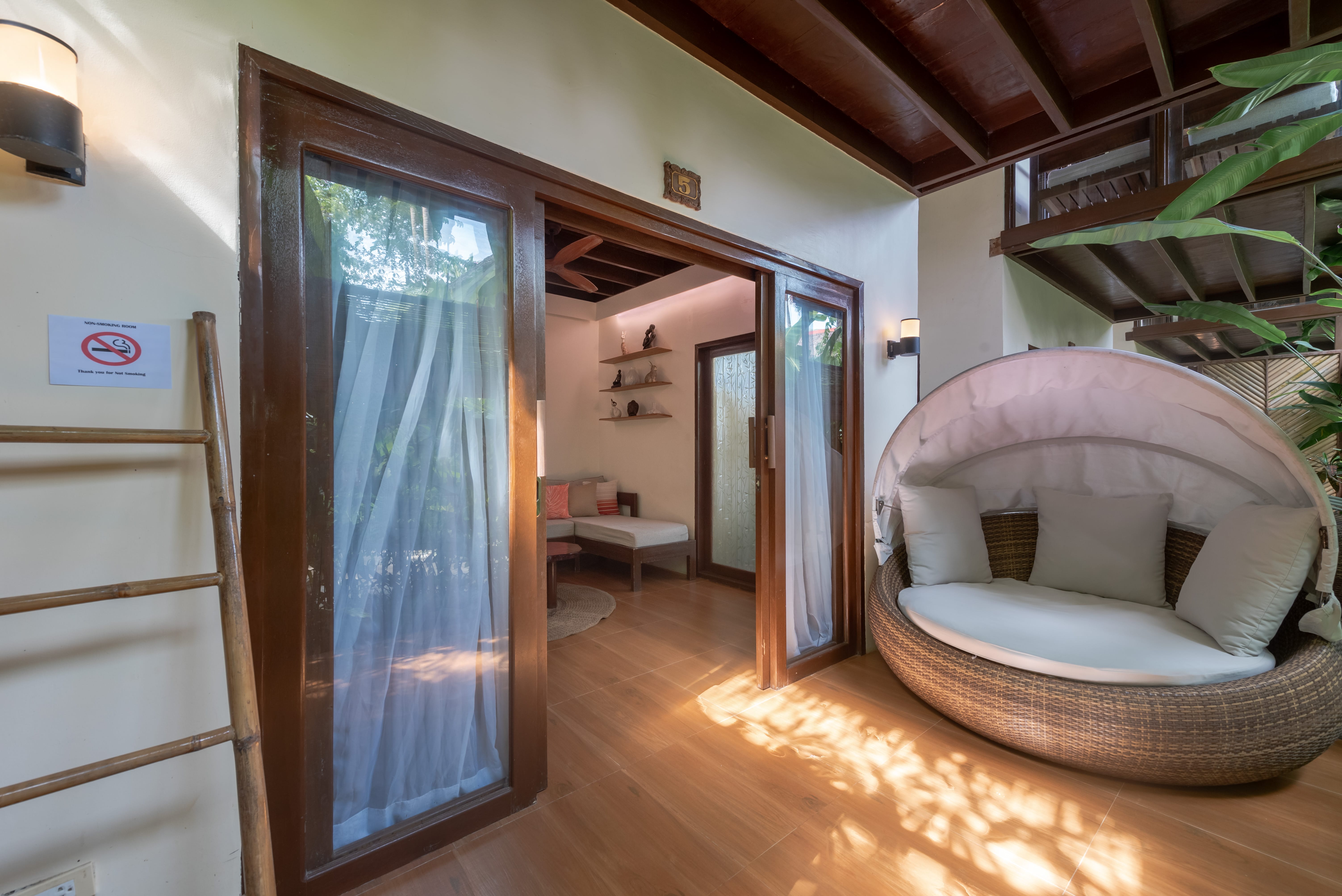 Family Villa bedroom with comfortable beds